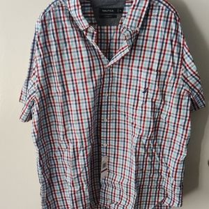 Nautica plaid shirt